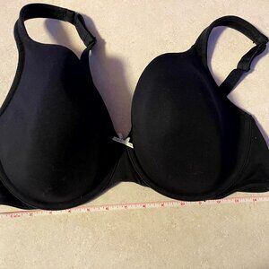 Cacique Bra Black 40DD Lightly lined full coverage